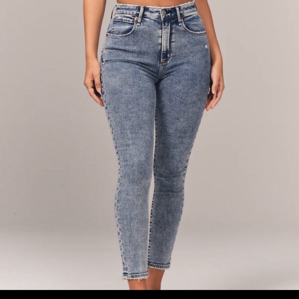 Curve Love High Rise Skinny Ankle Jeans Size 30